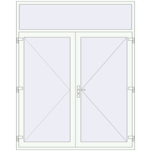 Buy Entrance doors 2000x2500 mm DOOR KORSA ENERGY-SAVING REHAU SYNEGO