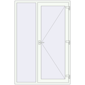 Acheter Portes d'entrée 1400x2100 mm ECO-ENERGIE (Ouverture vers extérieur REHAU Т118/60)