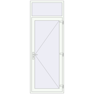 Buy Entrance doors 950x2600 mm DOOR KORSA OPTIMUM REHAU BRILLANT