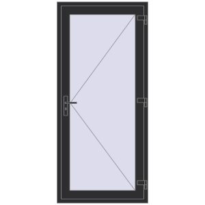 Buy Entrance doors 900x2100 mm DOOR KORSA OPTIMUM REHAU BRILLANT