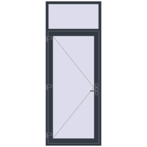 Buy Entrance doors 1000x2600 mm DOOR KORSA ENERGY-SAVING REHAU SYNEGO