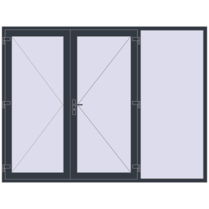 Cumpără Uși de intrare 2697x2047 mm OPTIMUM REHAU BRILLANT