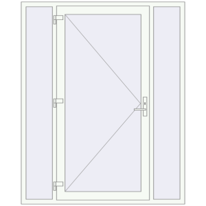Cumpără Uși de intrare 1700x2100 mm REHAU EURO 60