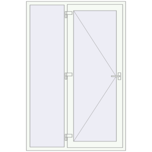 Acheter Portes d'entrée 1400x2100 mm OPTIMUM (REHAU Т118/70) ouverture vers l'extérieur