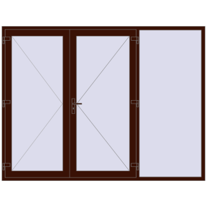 Cumpără Uși de intrare 2697x2047 mm OPTIMUM REHAU BRILLANT