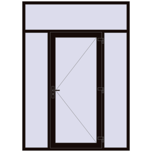 Buy Entrance doors 1800x2500 mm DOOR KORSA OPTIMUM REHAU BRILLANT