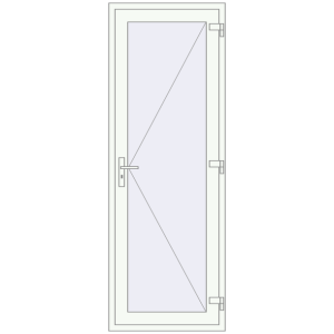 Buy Entrance doors 800x2250 mm DOOR KORSA ENERGY-SAVING REHAU SYNEGO