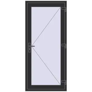 Cumpără Uși de interior 890x1940 mm REHAU BASE 60 TERRACE (Т94)