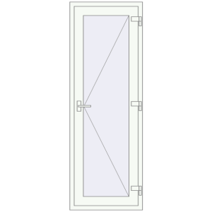 In den Warenkorb Einfach und Doppelglasschwingtüren 735x1975 mm INTERIOR door (Т94/60) opens to the outside