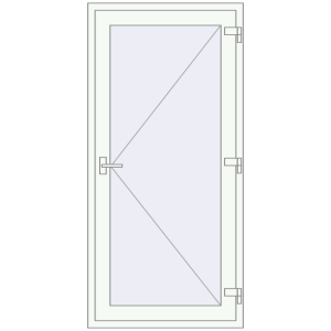 Cumpără Uși de interior 890x1940 mm REHAU BASE 60 TERRACE (Т94)