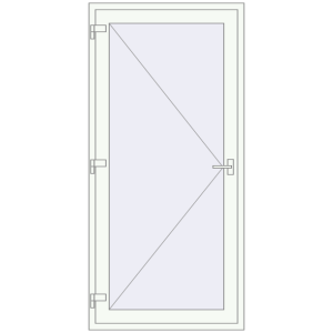 Cumpără Uși de interior 1000x2050 mm REHAU BASE 60 TERRACE (Т94)