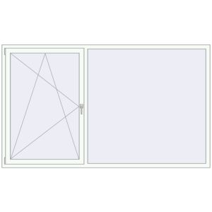 Buy Tilt-and-Turn 2490x1470 mm KORSA ENERGY-SAVING REHAU SYNEGO MD