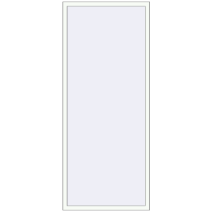 Buy Tilt-and-Turn 1000x2400 mm KORSA OPTIMUM REHAU EURO 70 RAL 9016 Traffic white two-sided