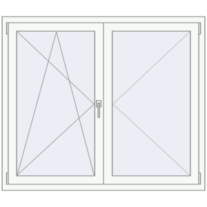 Buy Tilt-and-Turn 1400x1200 mm KORSA BRILLANT DESIGN