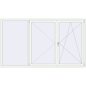Buy Tilt-and-Turn 2630x1500 mm KORSA BRILLANT DESIGN