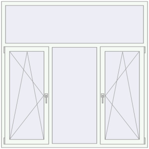 Buy Tilt-and-Turn 1800x1800 mm KORSA OPTIMUM REHAU EURO 70