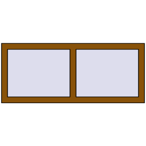 Buy Tilt-and-Turn 1200x500 mm KORSA OPTIMUM REHAU EURO 70 GOLDEN OAK two-sided