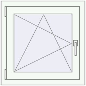 Cumpără Ferestre 700x700 mm BASE REHAU EURO 60