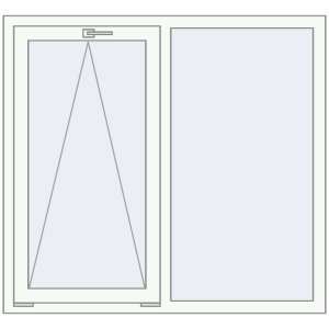 Buy Tilt-and-Turn 1300x1200 mm KORSA OPTIMUM REHAU EURO 70