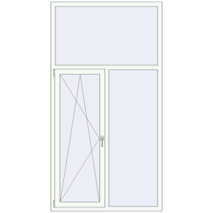 Buy Tilt-and-Turn 1240x2330 mm KORSA OPTIMUM REHAU EURO 70