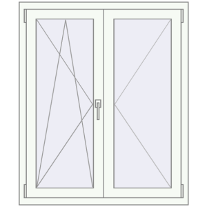 Buy Tilt-and-Turn 1000x1200 mm KORSA BRILLANT DESIGN