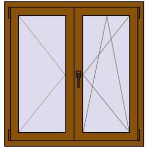 Buy Tilt-and-Turn 1000x1040 mm KORSA OPTIMUM REHAU EURO 70