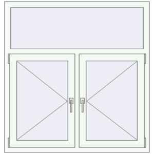 Buy Tilt-and-Turn 1200x1250 mm KORSA OPTIMUM REHAU EURO 70
