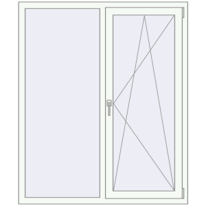 Cumpără Ferestre 1250x1550 mm BASE REHAU EURO 60