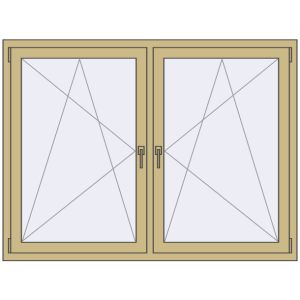 Buy Tilt-and-Turn 1600x1200 mm KORSA ALU STANDARD 72
