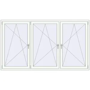 Cumpără Ferestre 2380x1350 mm REHAU ARTEVO