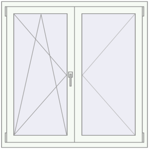 Acheter Fenêtres 1200x1200 mm REHAU Euro-Design 60
