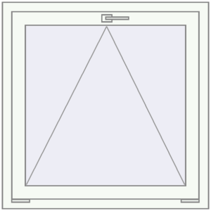 Zamów teraz Okna skrzydłowe 900x900 mm REHAU OPTIMUM EURO-DESIGN 70 RAL 9016 Traffic white dwustronny