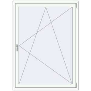 Buy Tilt-and-Turn 1080x1500 mm KORSA ENERGY-SAVING REHAU SYNEGO MD