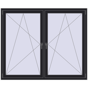 In den Warenkorb Kipp und Drehfenster 1750x1450 mm REHAU  BRILLANT