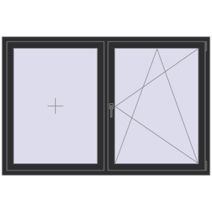 Cumpără Ferestre 1800x1200 mm BASE REHAU EURO 60