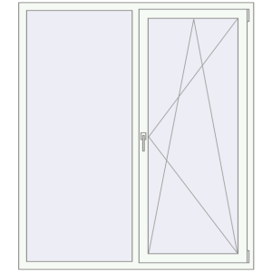 Buy Tilt-and-Turn 1500x1700 mm KORSA ENERGY-SAVING REHAU SYNEGO MD