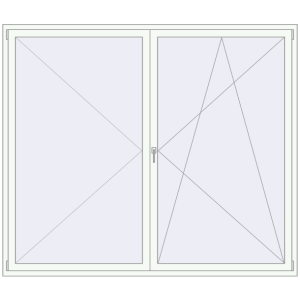 Buy Tilt-and-Turn 2342x2000 mm KORSA ENERGY-SAVING REHAU SYNEGO MD
