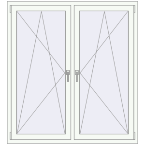 Kaufen Kipp und Drehfenster 1350x1500 mm KORSA ENERGY-SAVING (REHAU SYNEGO MD)