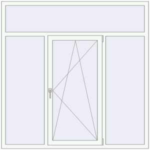 Buy Tilt-and-Turn 1800x1800 mm KORSA BRILLANT DESIGN
