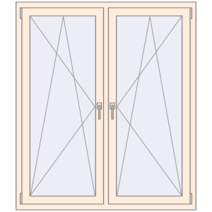 Buy Tilt-and-Turn 1300x1500 mm KORSA OPTIMUM REHAU EURO 70