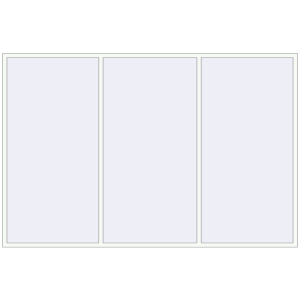 Buy Tilt-and-Turn 3500x2300 mm KORSA OPTIMUM REHAU EURO 70 RAL 9016 Traffic white two-sided
