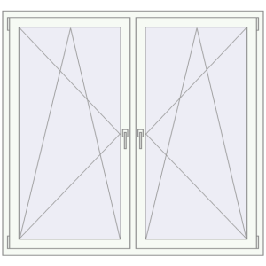 Buy Tilt-and-Turn 1600x1500 mm KORSA ENERGY-SAVING REHAU SYNEGO MD