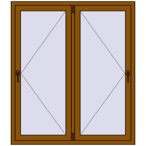 Buy Tilt-and-Turn 1300x1500 mm KORSA OPTIMUM REHAU EURO 70