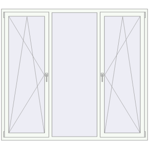 Buy Tilt-and-Turn 2000x1800 mm KORSA ENERGY-SAVING REHAU SYNEGO MD