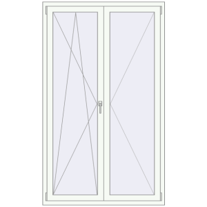 Buy Tilt-and-Turn 1200x2000 mm KORSA OPTIMUM REHAU EURO 70