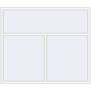 Buy Tilt-and-Turn 2000x1700 mm KORSA BRILLANT DESIGN RAL 9016 Traffic white two-sided