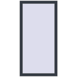 Buy Tilt-and-Turn 700x1250 mm KORSA ENERGY-SAVING REHAU SYNEGO MD ANTHRACITE_GREY_STRUKTURAL two-sided