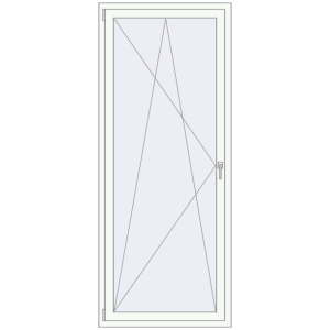 In den Warenkorb Kipp und Drehfenster 900x2200 mm REHAU SYNEGO MD 80