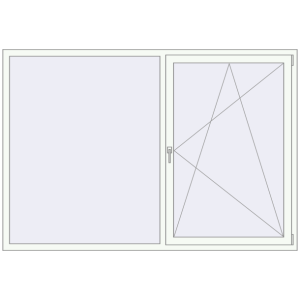 Buy Tilt-and-Turn 2200x1500 mm KORSA ENERGY-SAVING REHAU SYNEGO MD