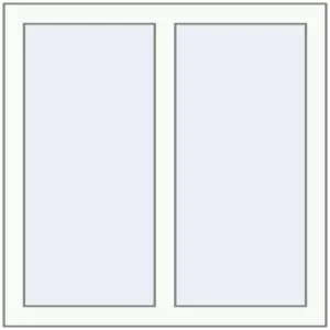 Buy Tilt-and-Turn 800x800 mm REHAU ENERGY-SAVING SYNEGO MD RAL 9016 Traffic white two-sided